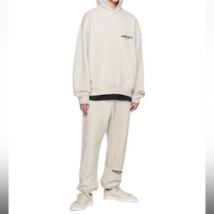 ESSENTIALS/FEAR OF GOD — MEN / Off-White Relaxed Lounge Pants
